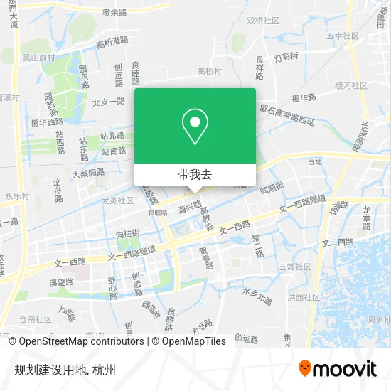 规划建设用地地图