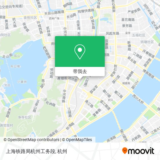 上海铁路局杭州工务段地图