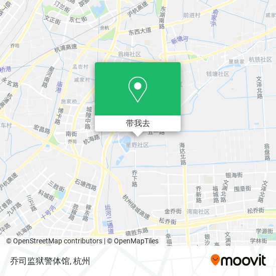 乔司监狱警体馆地图