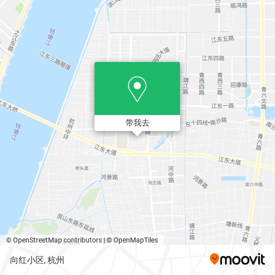 向红小区地图