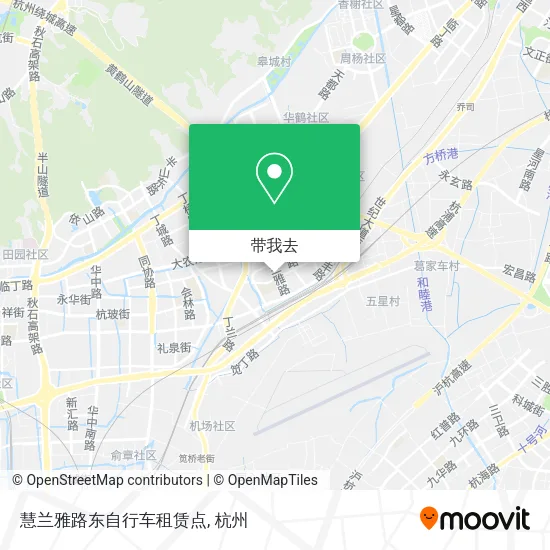 慧兰雅路东自行车租赁点地图