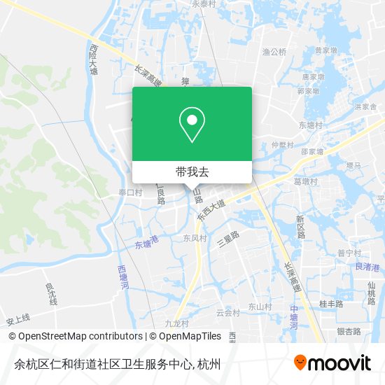 余杭区仁和街道社区卫生服务中心地图