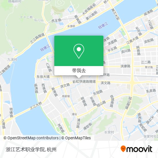 浙江艺术职业学院地图