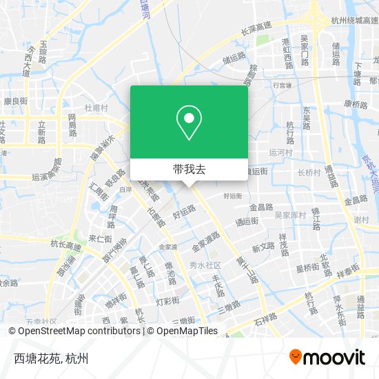 西塘花苑地图