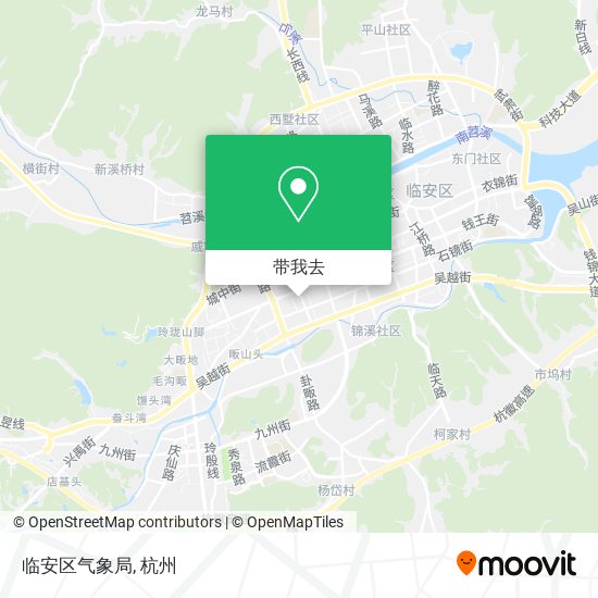 临安区气象局地图