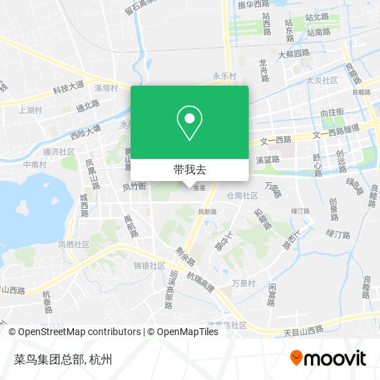 菜鸟集团总部地图
