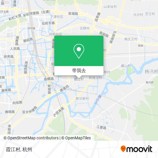 霞江村地图