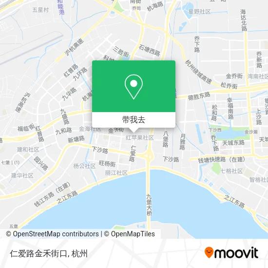 仁爱路金禾街口地图