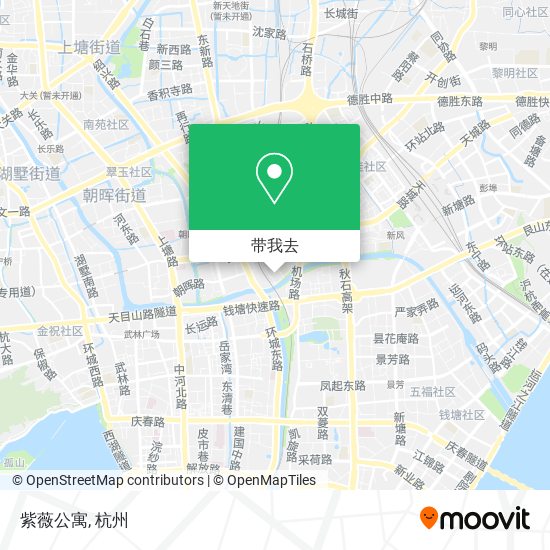 紫薇公寓地图