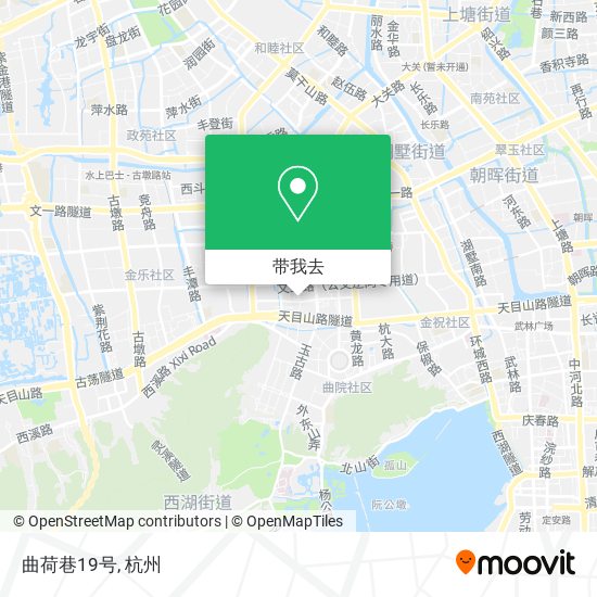 曲荷巷19号地图