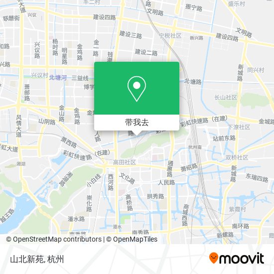 山北新苑地图
