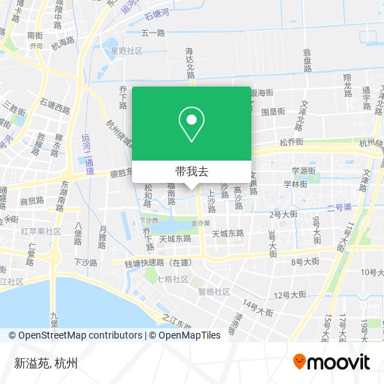 新溢苑地图
