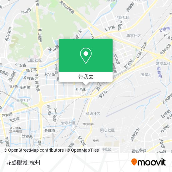 花盛郦城地图