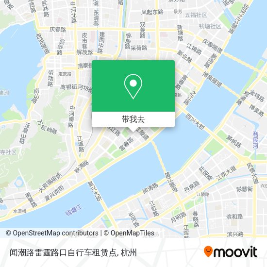 闻潮路雷霆路口自行车租赁点地图
