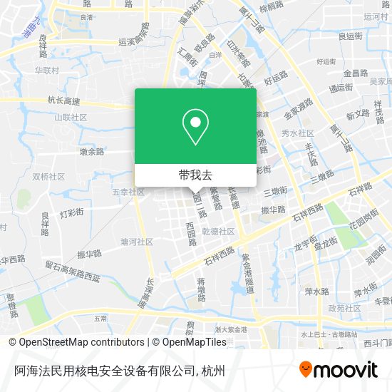 阿海法民用核电安全设备有限公司地图