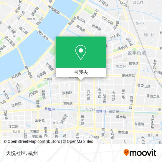 天悦社区地图