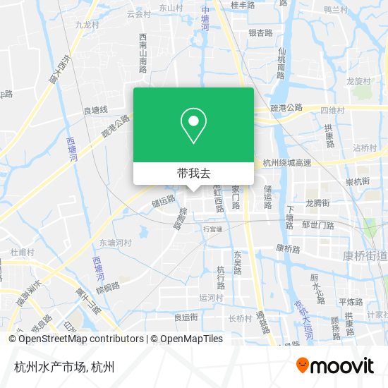 杭州水产市场地图