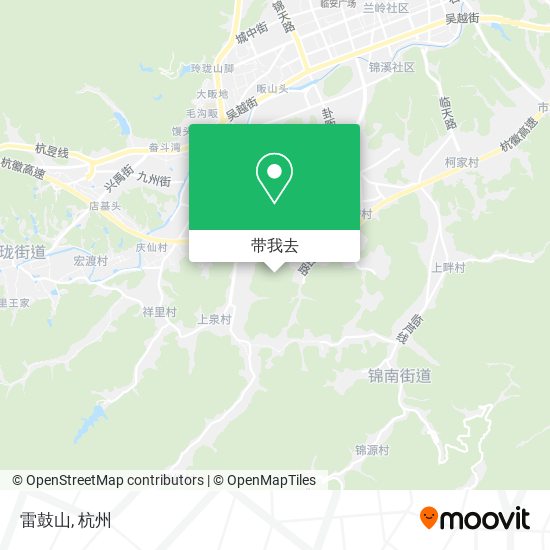 雷鼓山地图