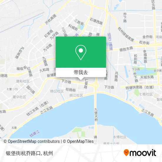 银堡街杭乔路口地图