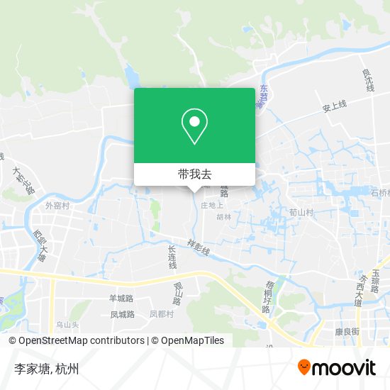 李家塘地图