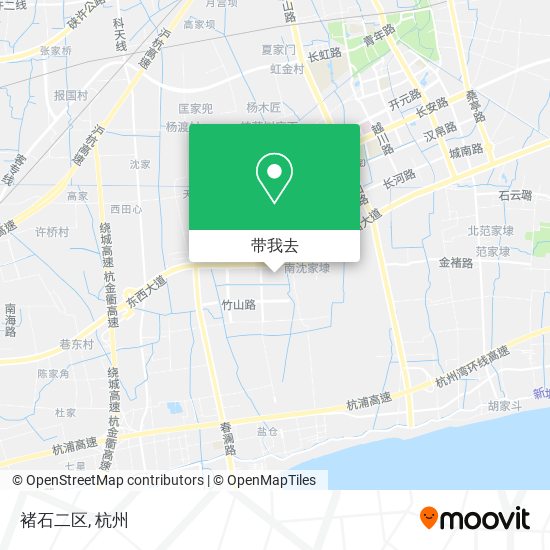 褚石二区地图
