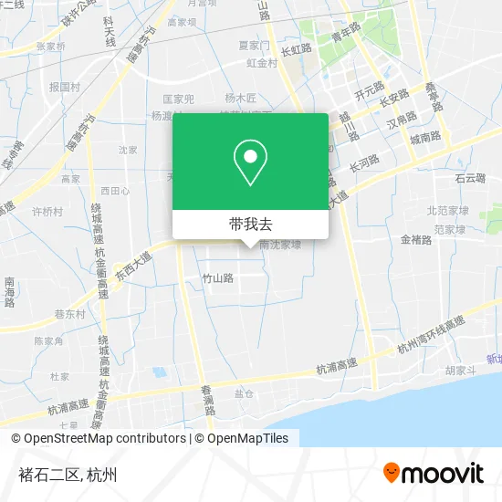 褚石二区地图