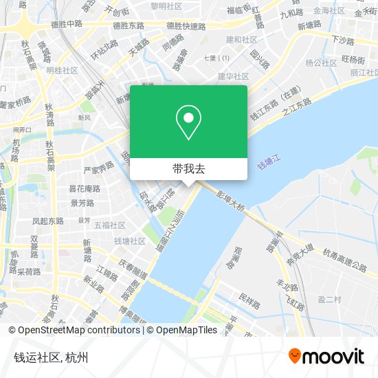 钱运社区地图