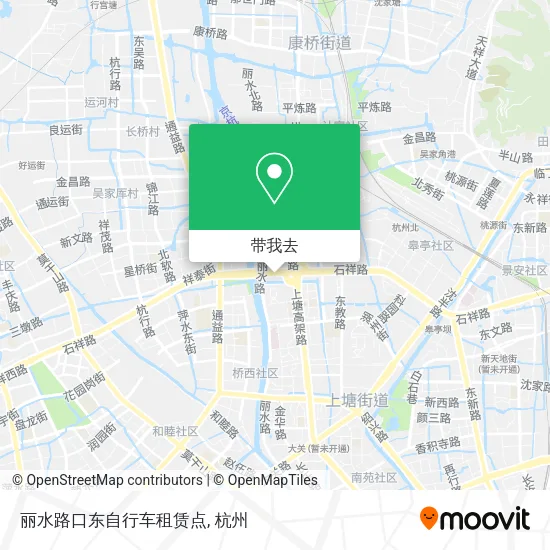 丽水路口东自行车租赁点地图
