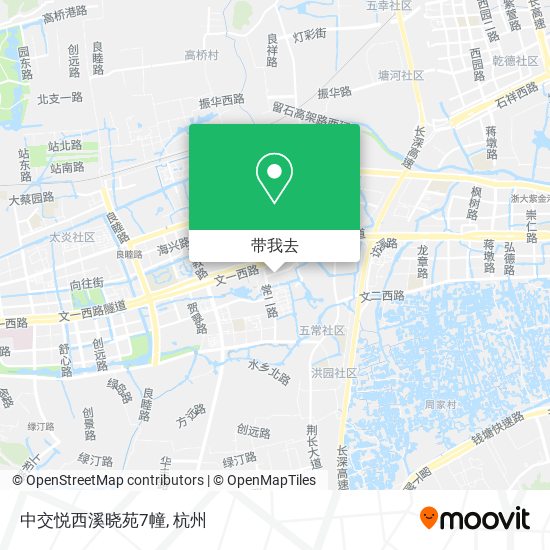 中交悦西溪晓苑7幢地图