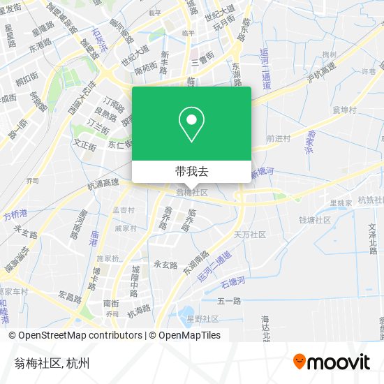 翁梅社区地图