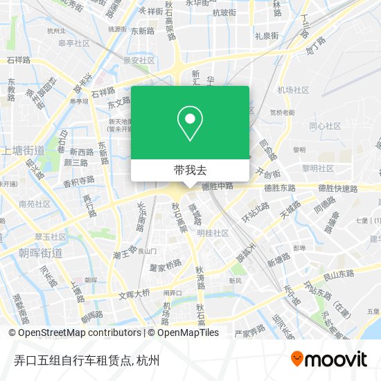 弄口五组自行车租赁点地图