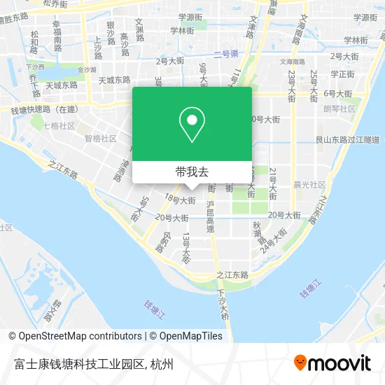 富士康钱塘科技工业园区地图