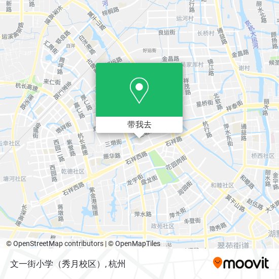 文一街小学（秀月校区）地图