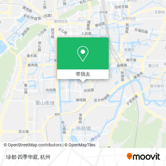 绿都·四季华庭地图