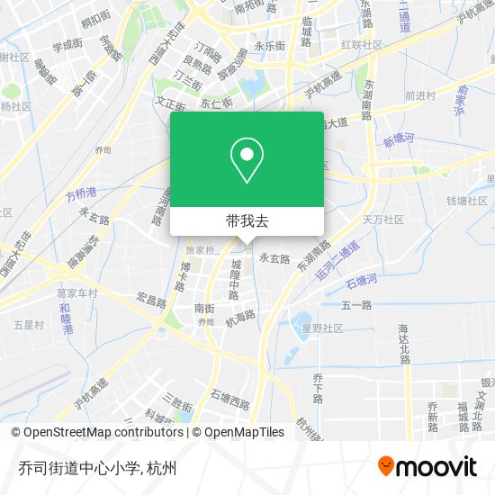 乔司街道中心小学地图