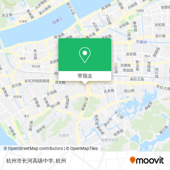 杭州市长河高级中学地图