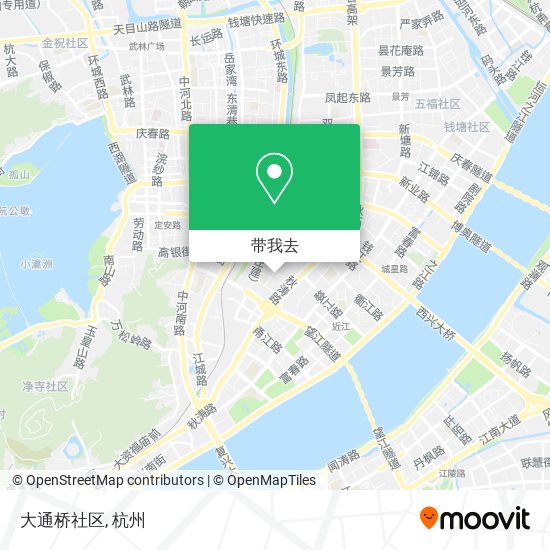 大通桥社区地图