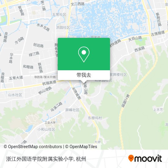 浙江外国语学院附属实验小学地图