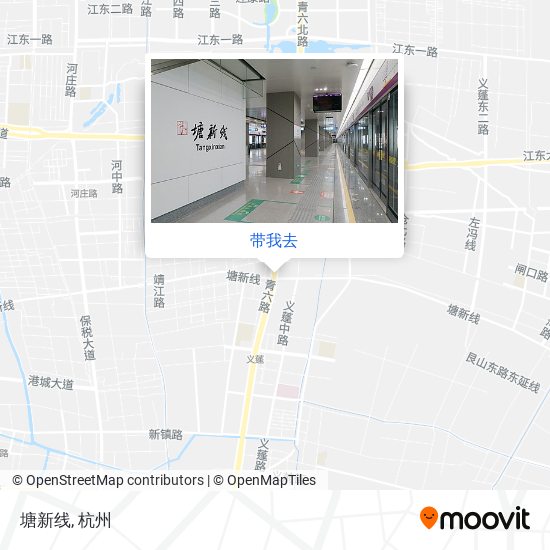 塘新线地图