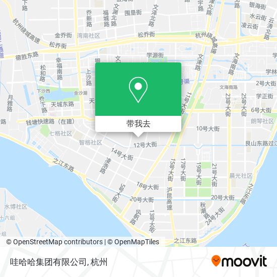 哇哈哈集团有限公司地图
