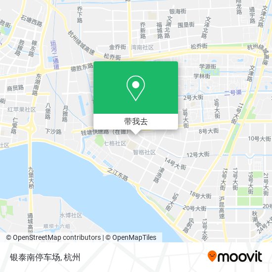 银泰南停车场地图