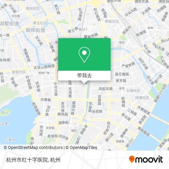 杭州市红十字医院地图