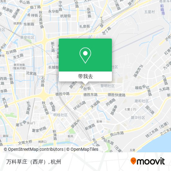 万科草庄（西岸）地图