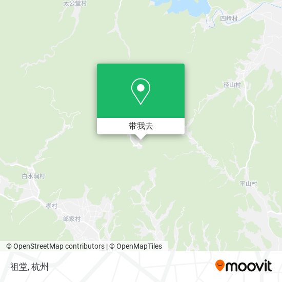 祖堂地图