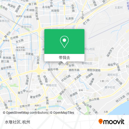 水墩社区地图