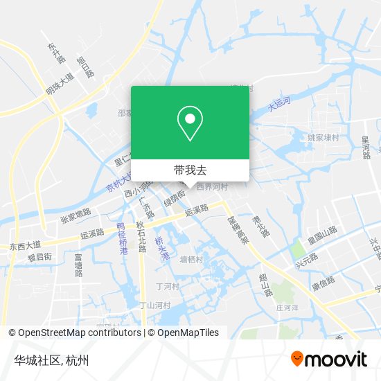 华城社区地图