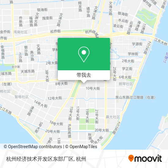 杭州经济技术开发区东部厂区地图