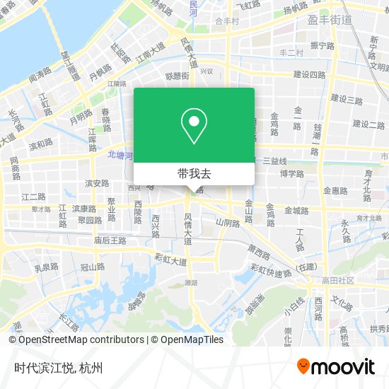 时代滨江悦地图