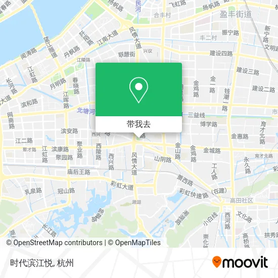 时代滨江悦地图