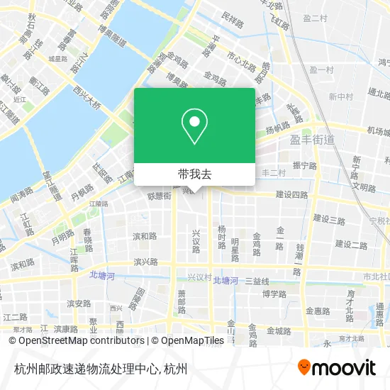 杭州邮政速递物流处理中心地图